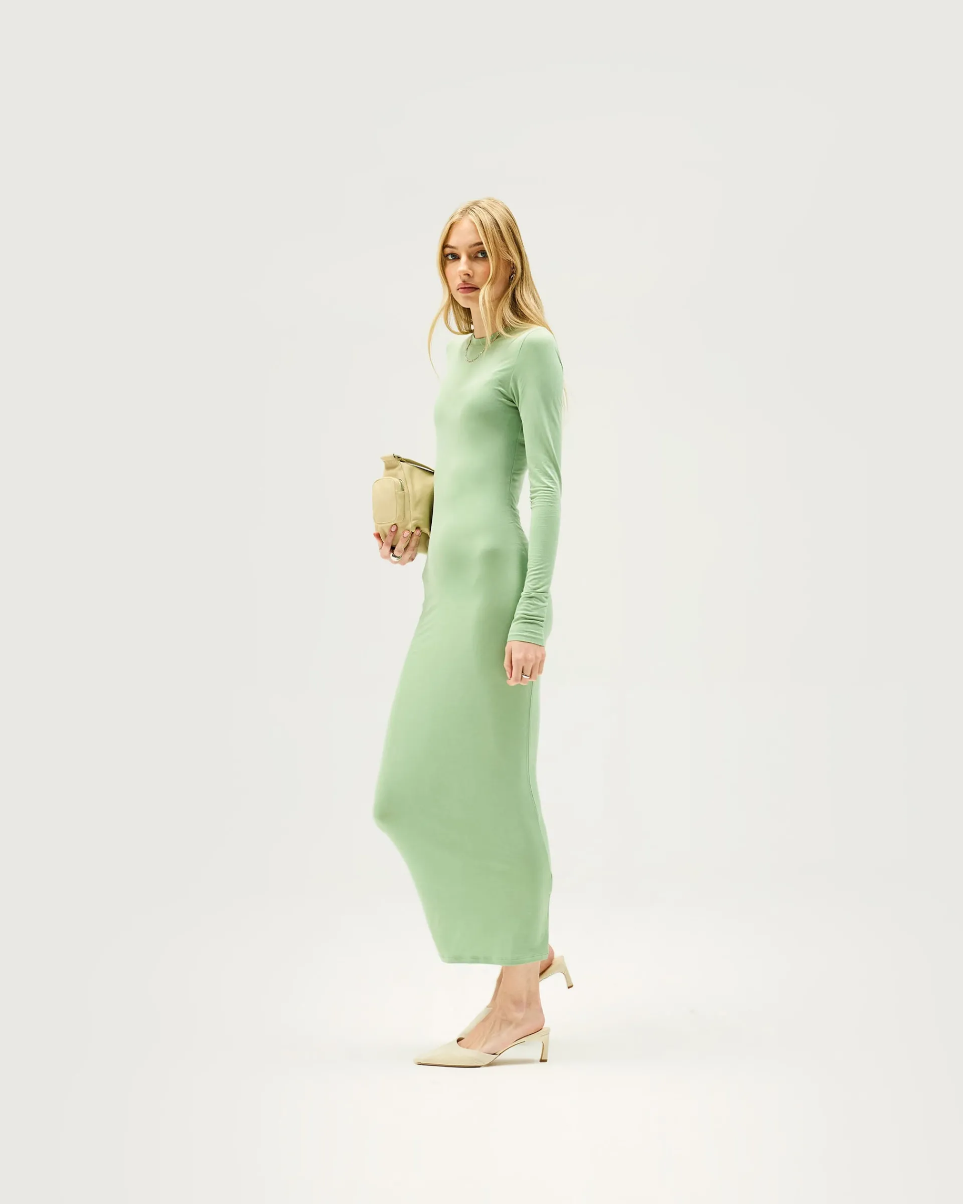 Represent Shadow Midi Dress - Forest Shade> Dresses