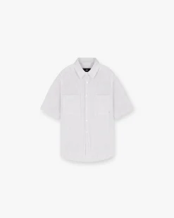 Represent Short Sleeve Pinstripe Shirt -> Shirts