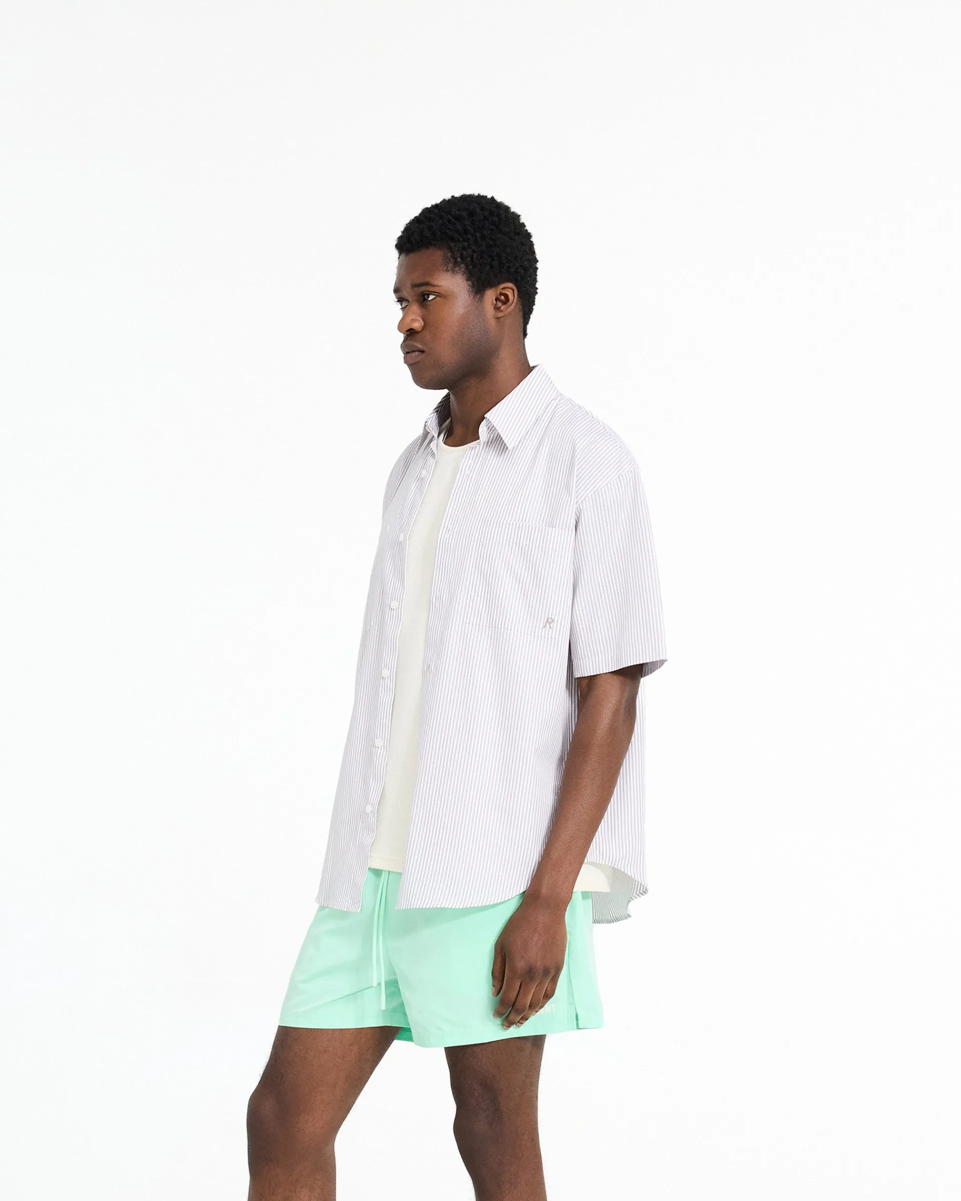 Represent Short Sleeve Pinstripe Shirt -> Shirts