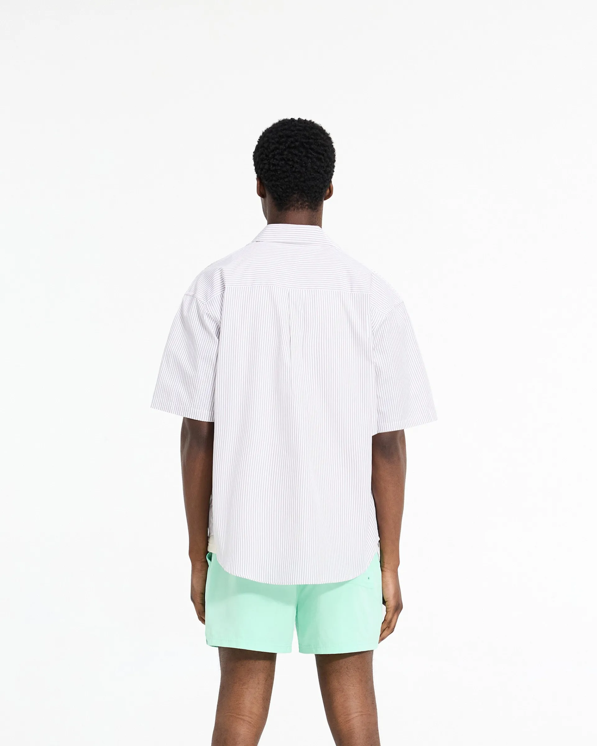 Represent Short Sleeve Pinstripe Shirt -> Shirts