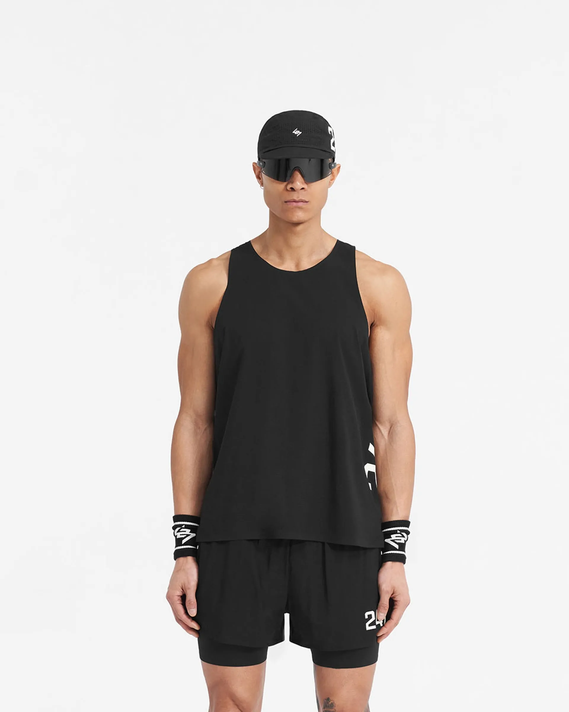 Represent 247 Singlet - Jet Black> T-Shirts