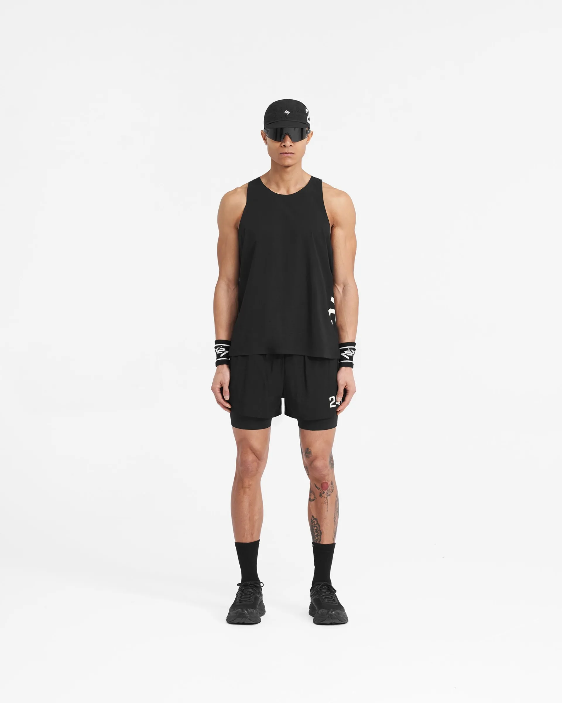 Represent 247 Singlet - Jet Black> T-Shirts