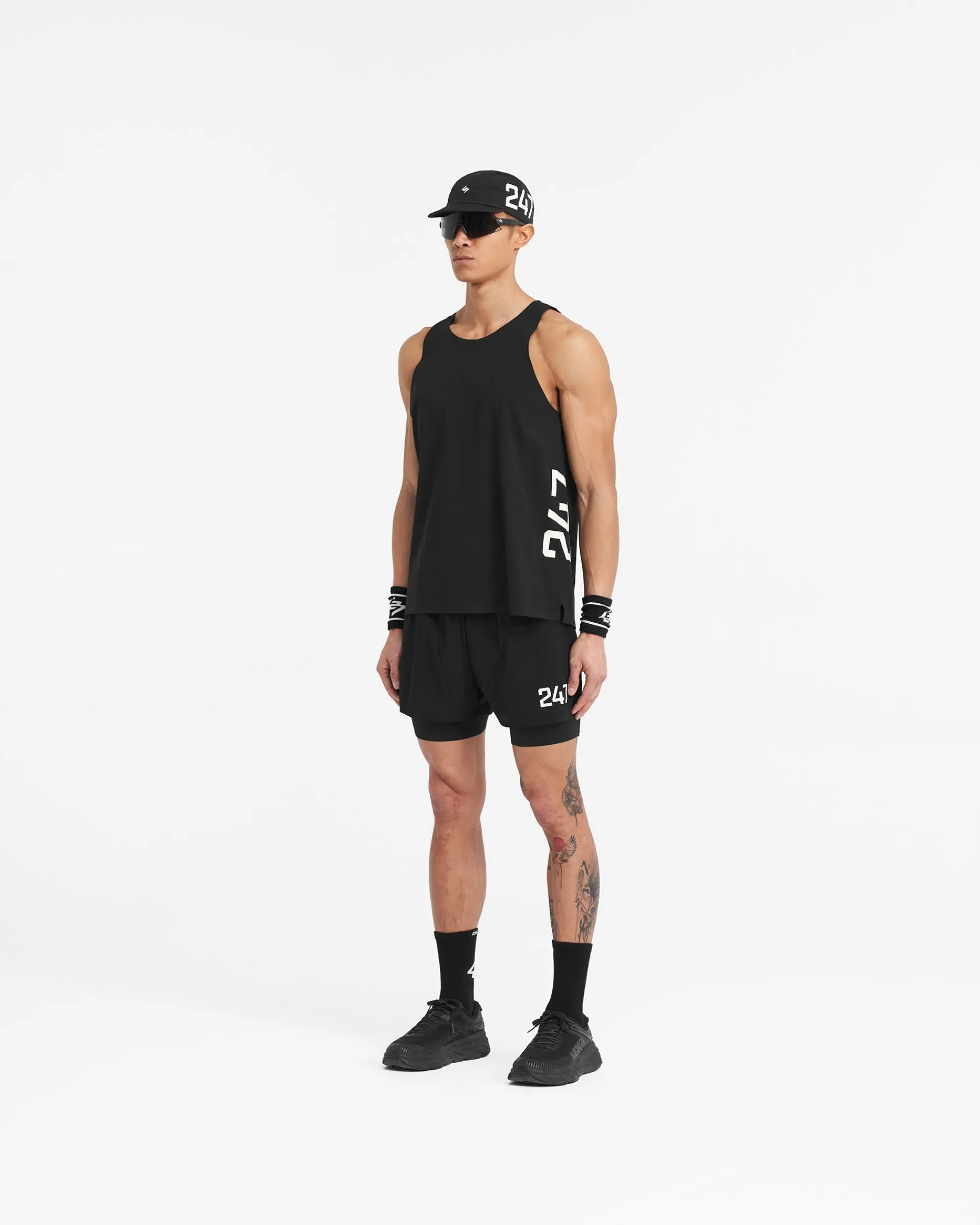 Represent 247 Singlet - Jet Black> T-Shirts