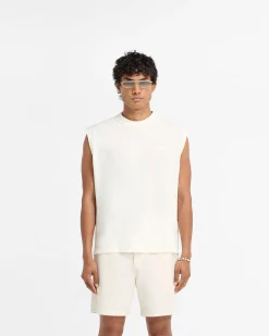 Represent Slub Tank - Flat White><noscript><img width=