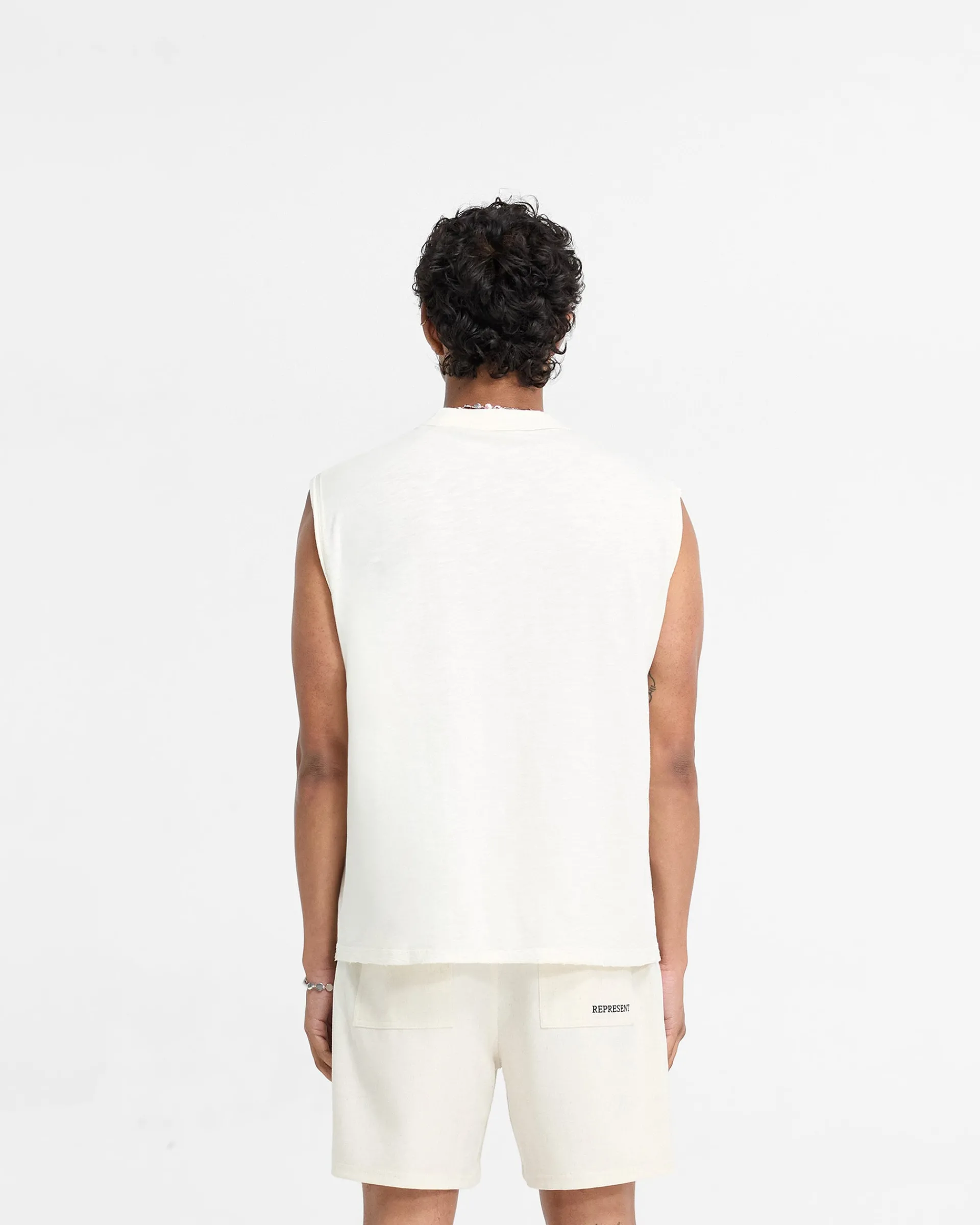 Represent Slub Tank - Flat White> T-Shirts