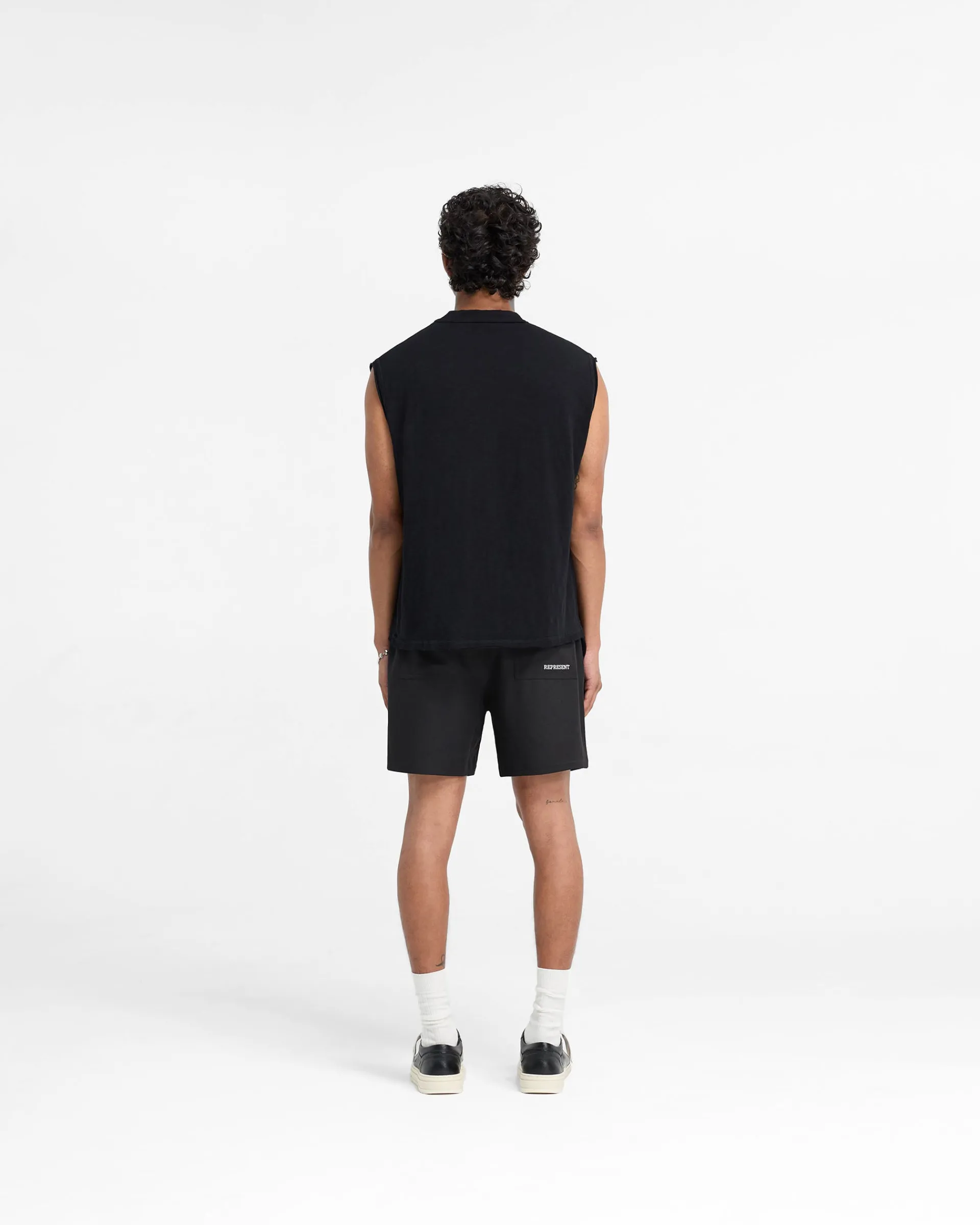 Represent Slub Tank - Jet Black> T-Shirts
