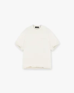 Represent Slub T-Shirt - Flat White> T-Shirts