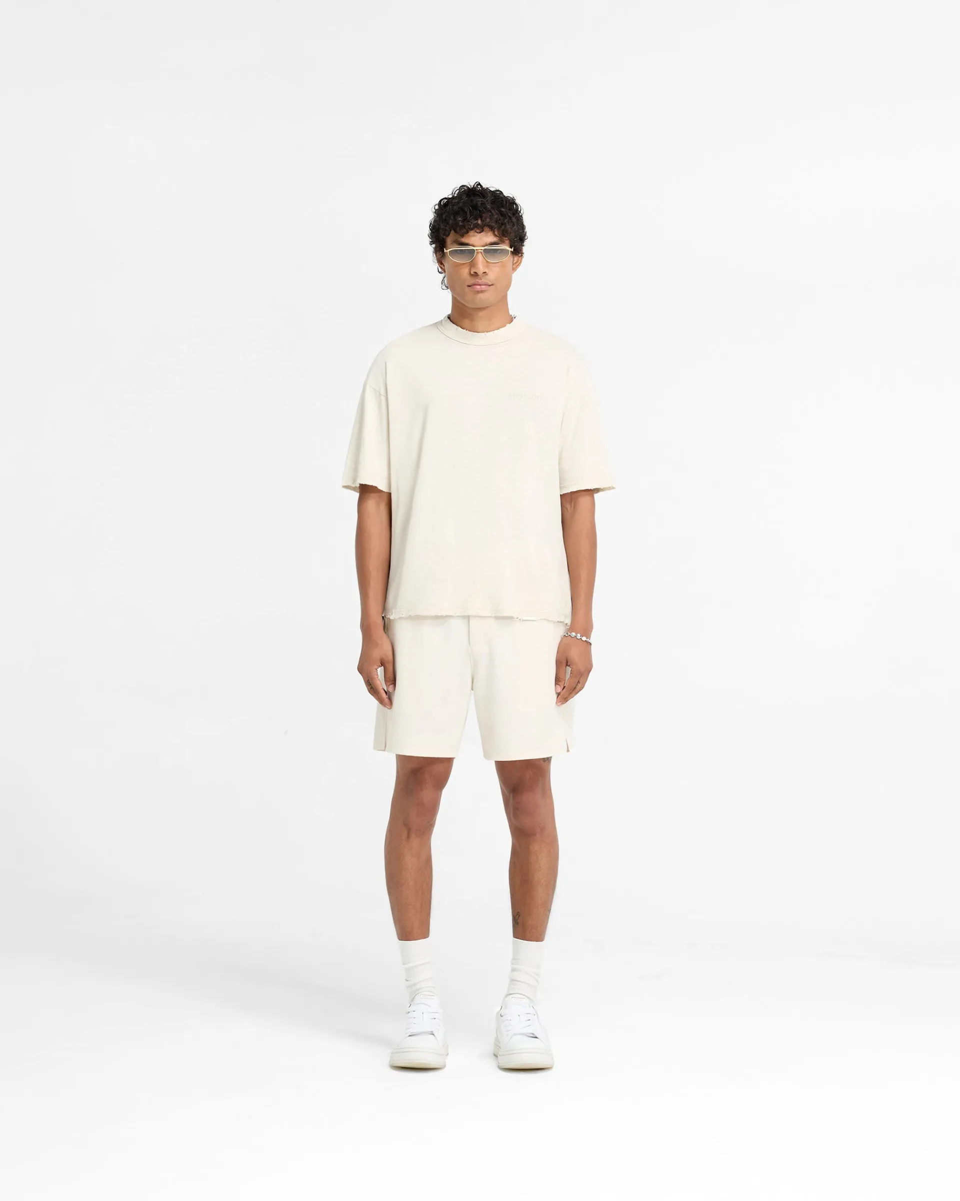 Represent Slub T-Shirt - Flat White> T-Shirts