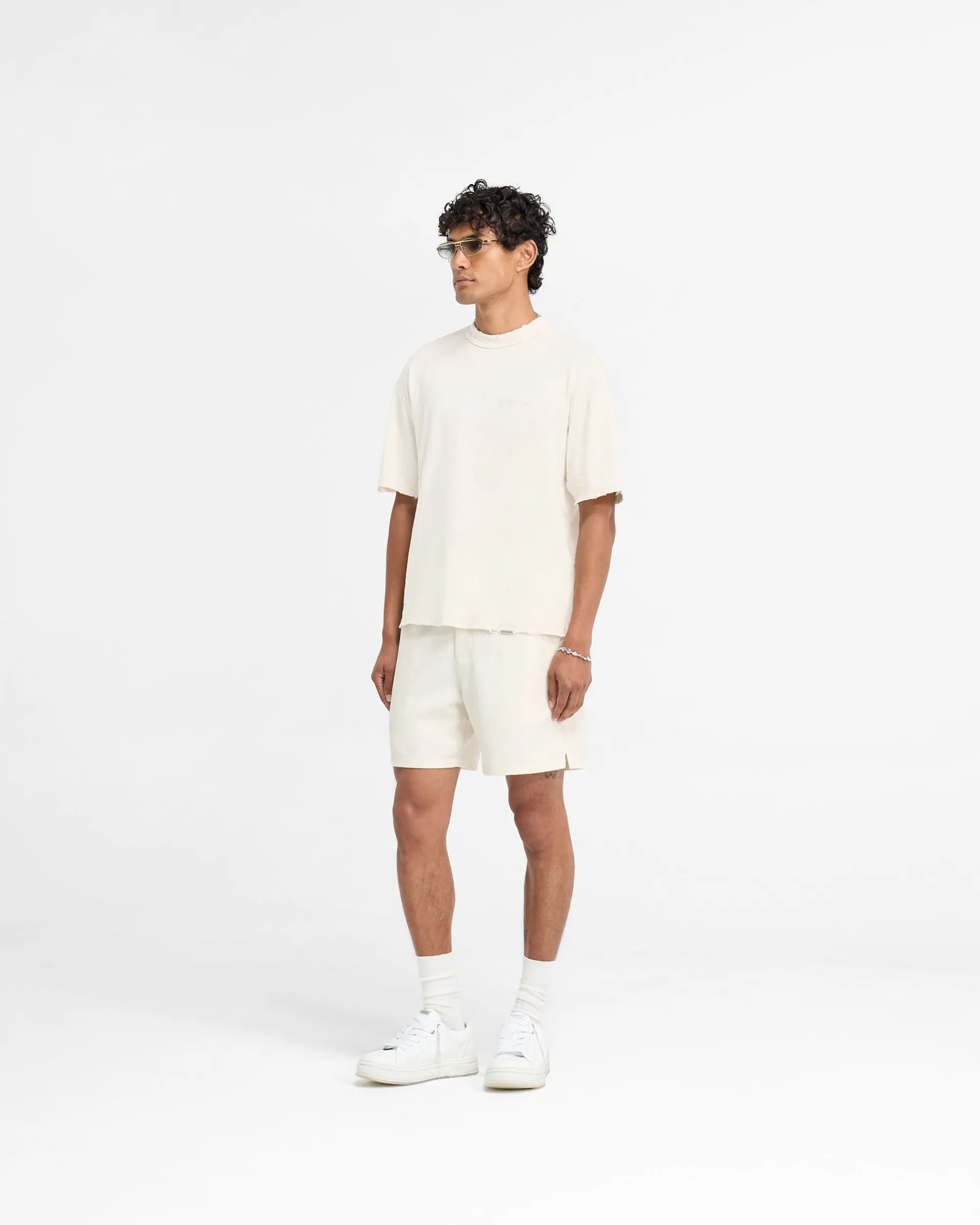 Represent Slub T-Shirt - Flat White> T-Shirts