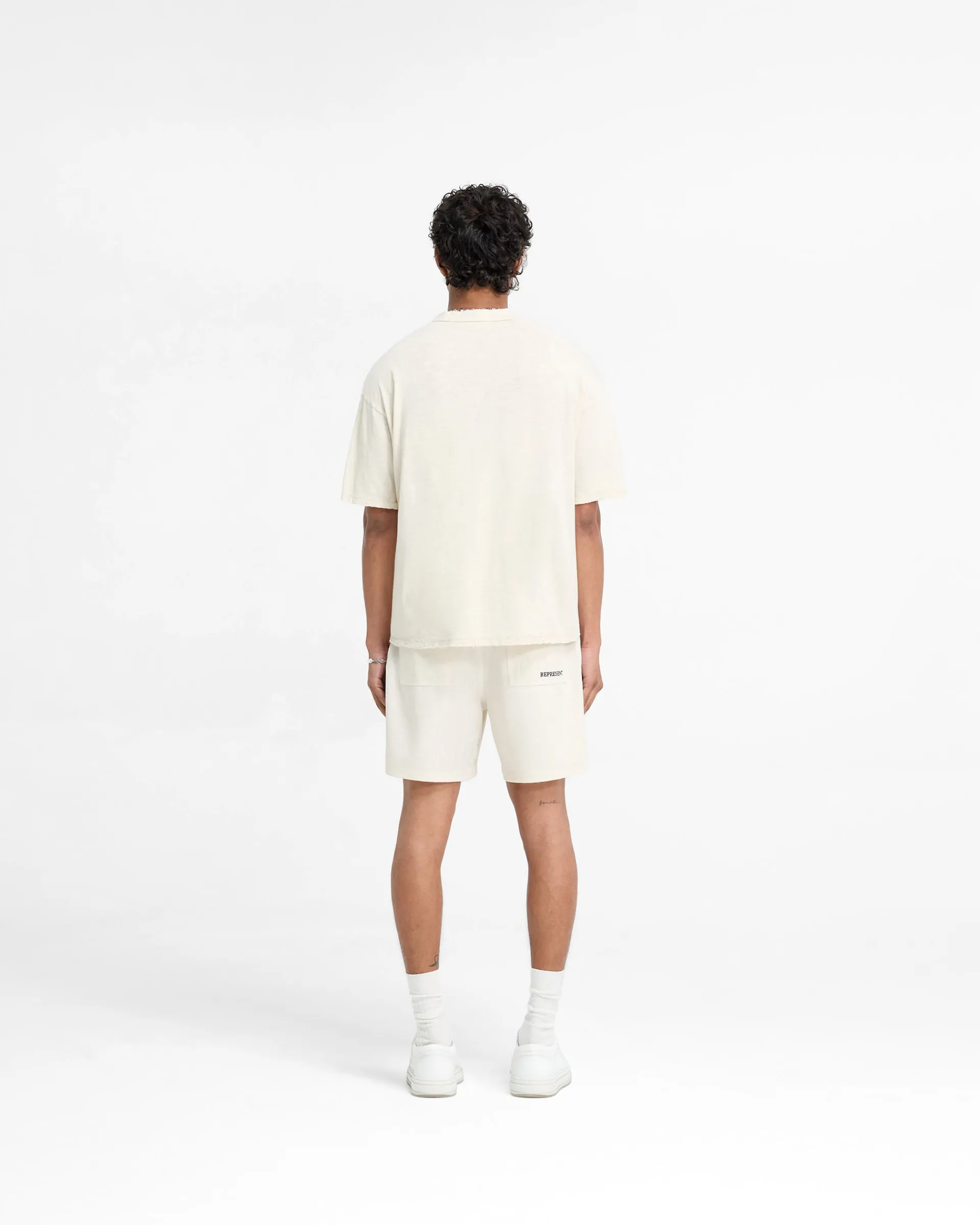 Represent Slub T-Shirt - Flat White> T-Shirts