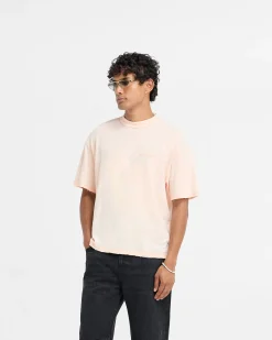 Represent Slub T-Shirt - Washed Coral> T-Shirts