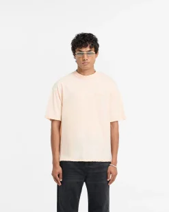 Represent Slub T-Shirt - Washed Coral><noscript><img width=