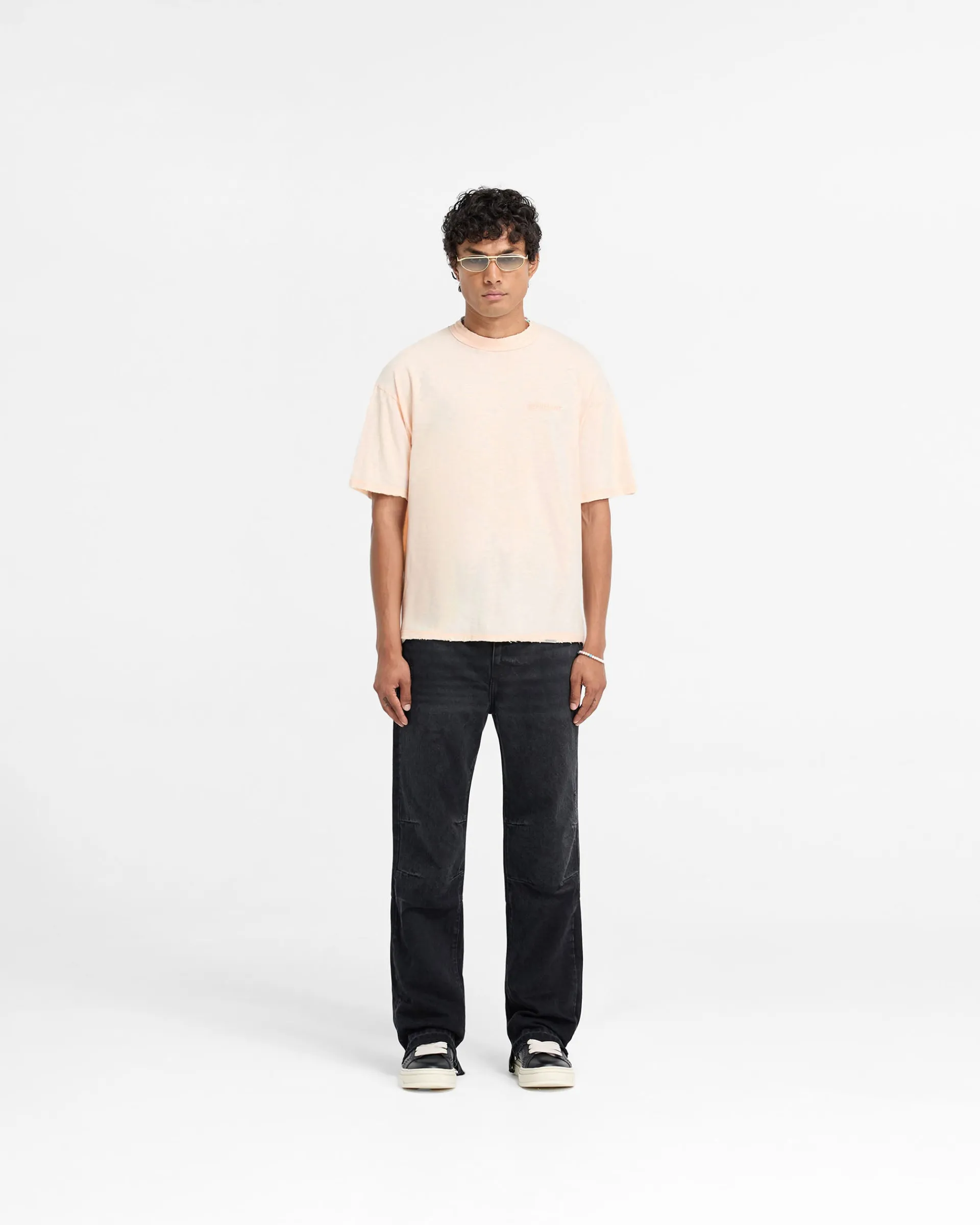 Represent Slub T-Shirt - Washed Coral> T-Shirts