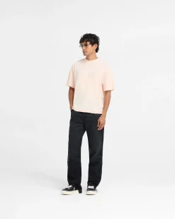 Represent Slub T-Shirt - Washed Coral><noscript><img width=