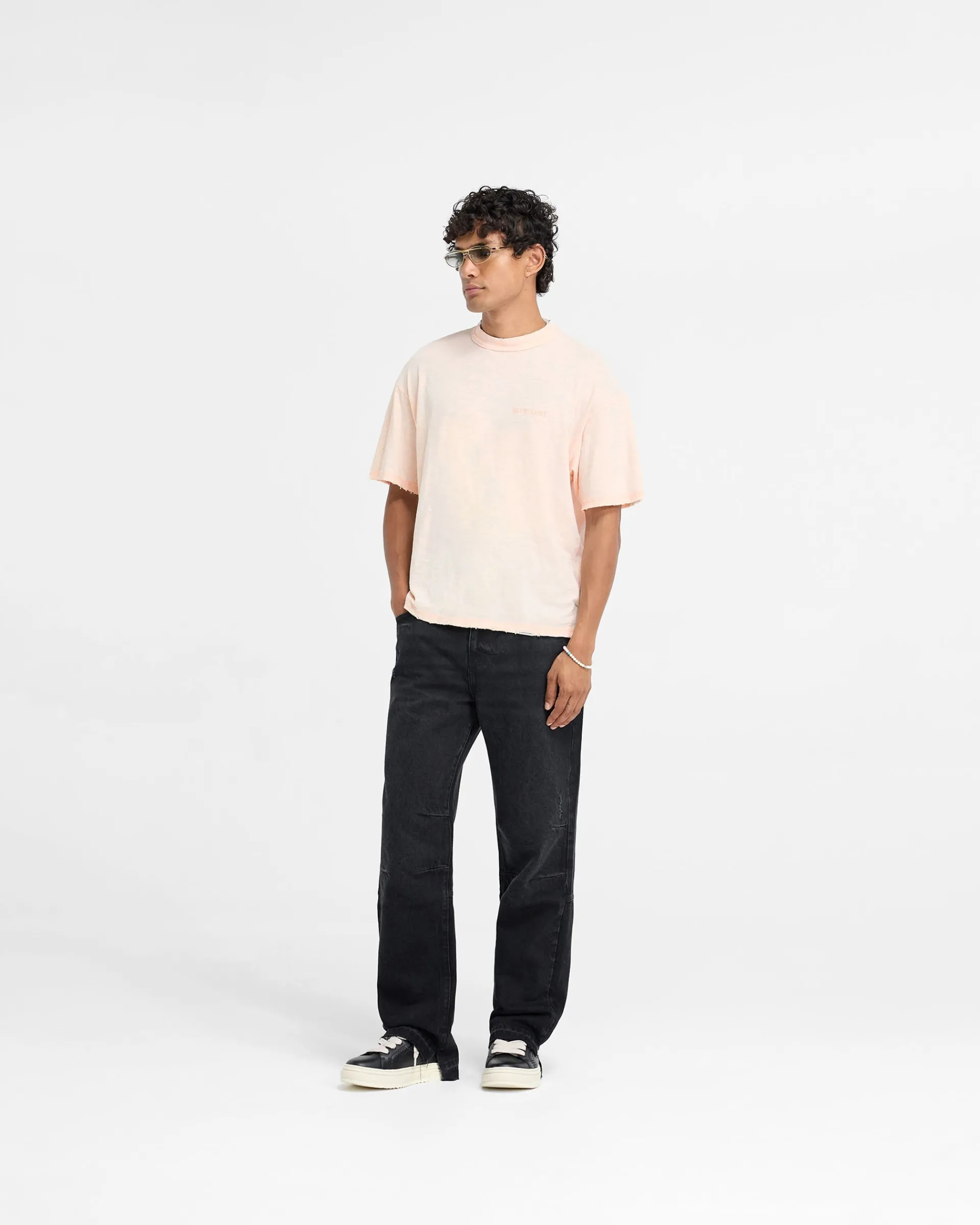 Represent Slub T-Shirt - Washed Coral> T-Shirts