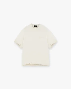 Represent Slub T-Shirt - White Sand> T-Shirts