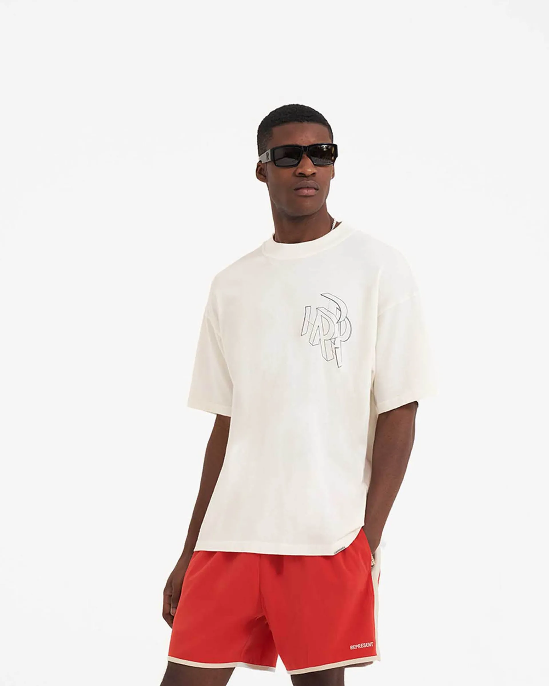 Represent Souvenir Shorts - Burnt Red> Shorts