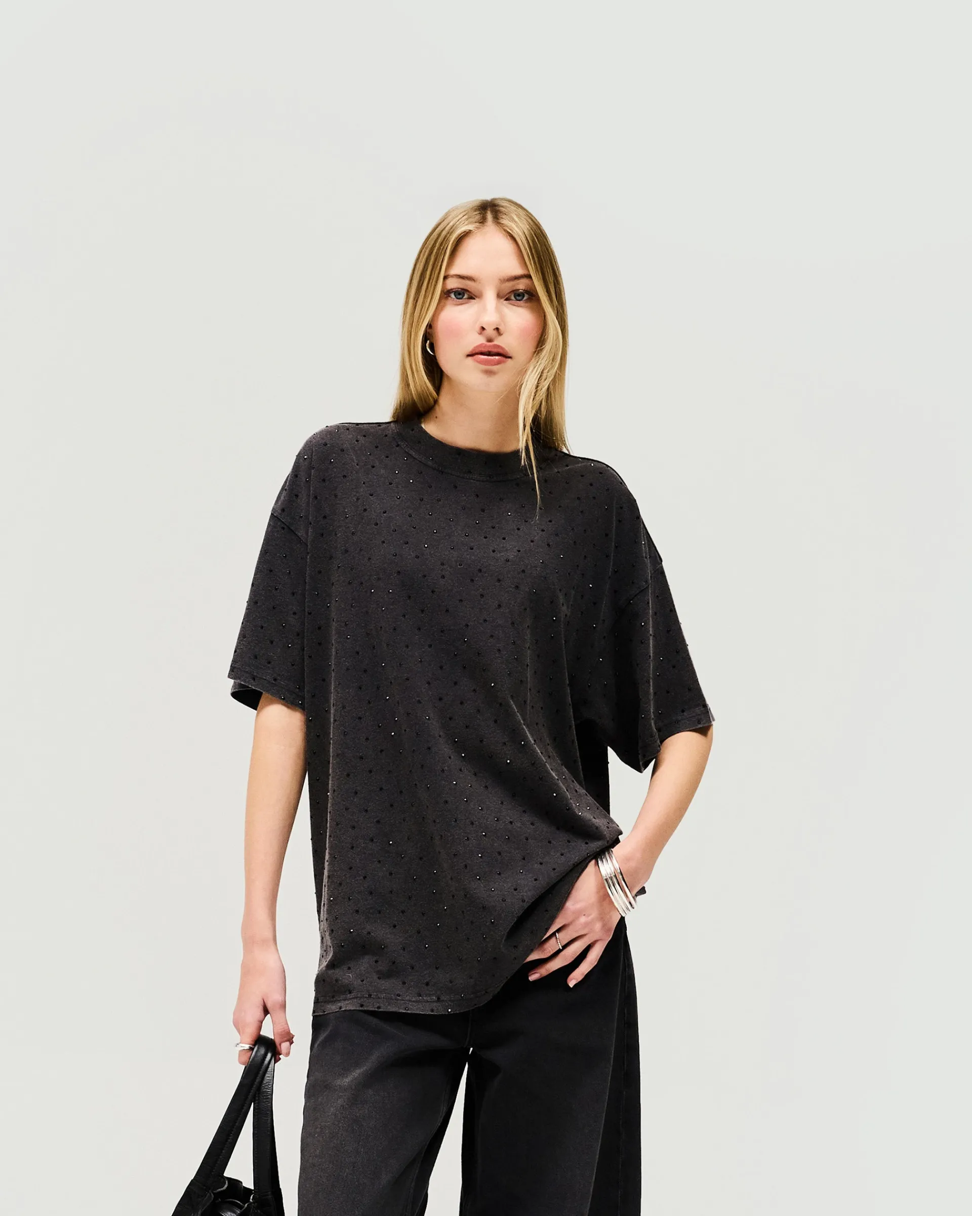 Represent Spark T-Shirt - Washed Grey> Tops/T-Shirts