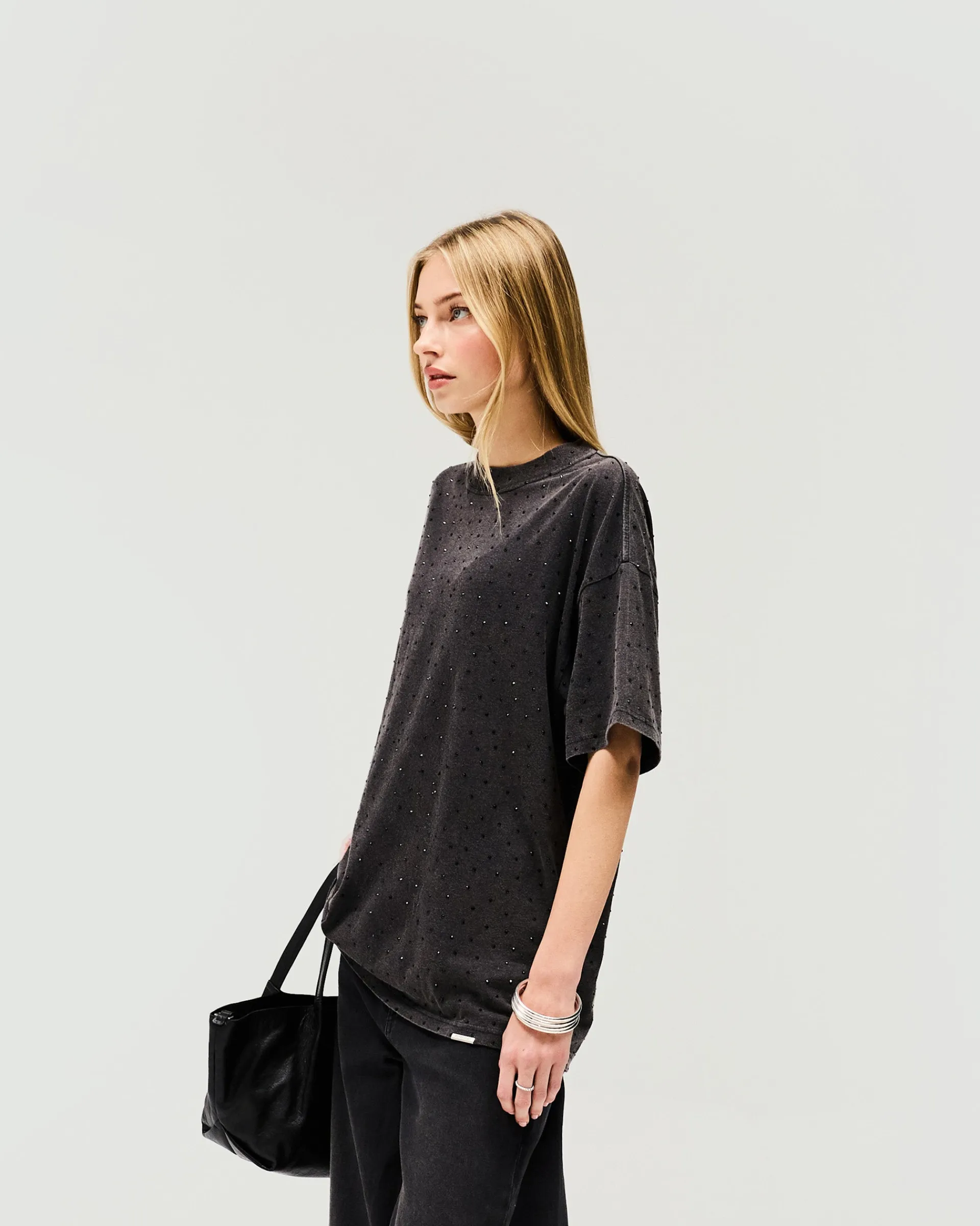 Represent Spark T-Shirt - Washed Grey> Tops/T-Shirts