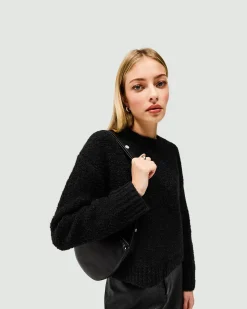 Represent Spin Sweater - Jet Black> Knitwear