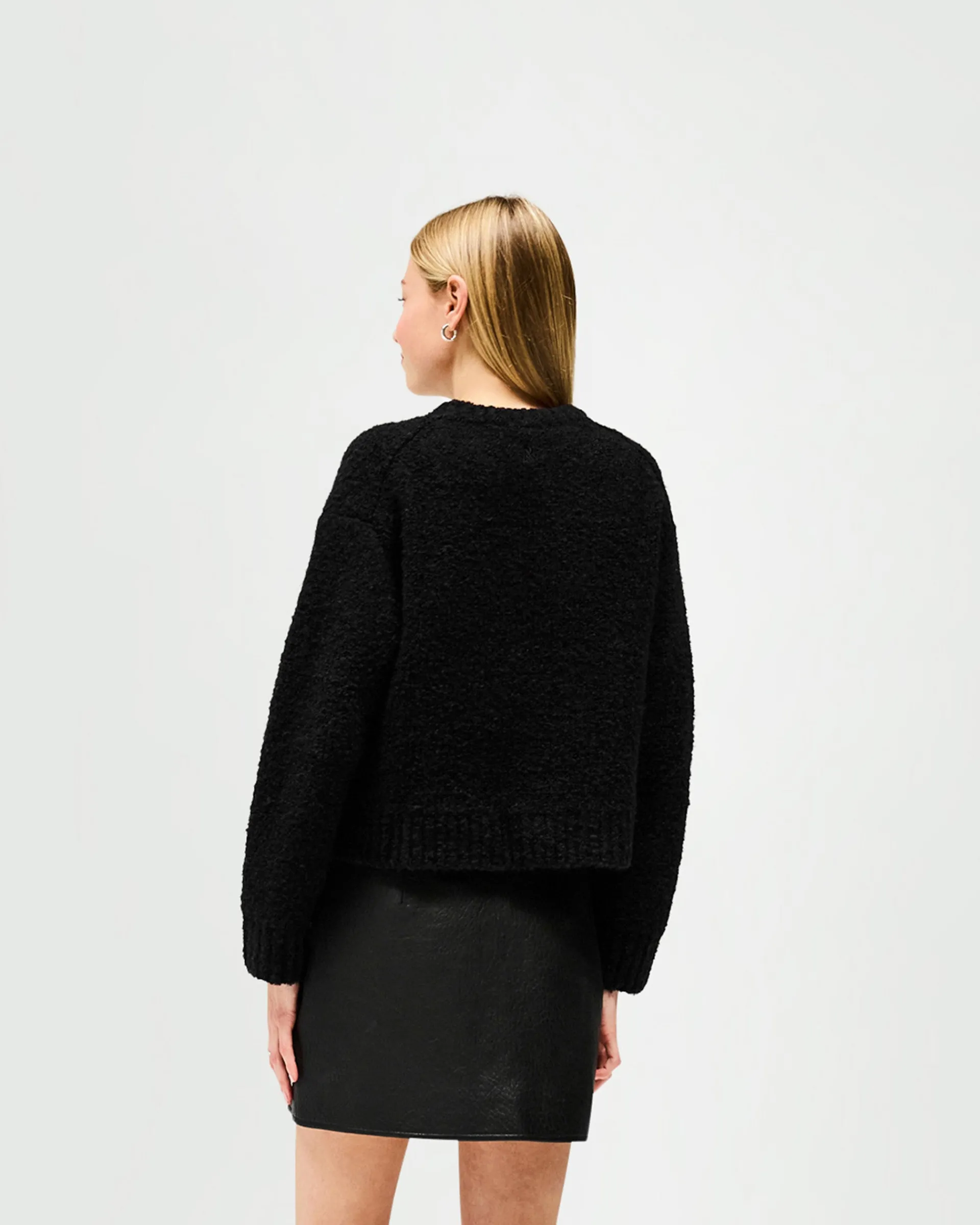 Represent Spin Sweater - Jet Black> Knitwear