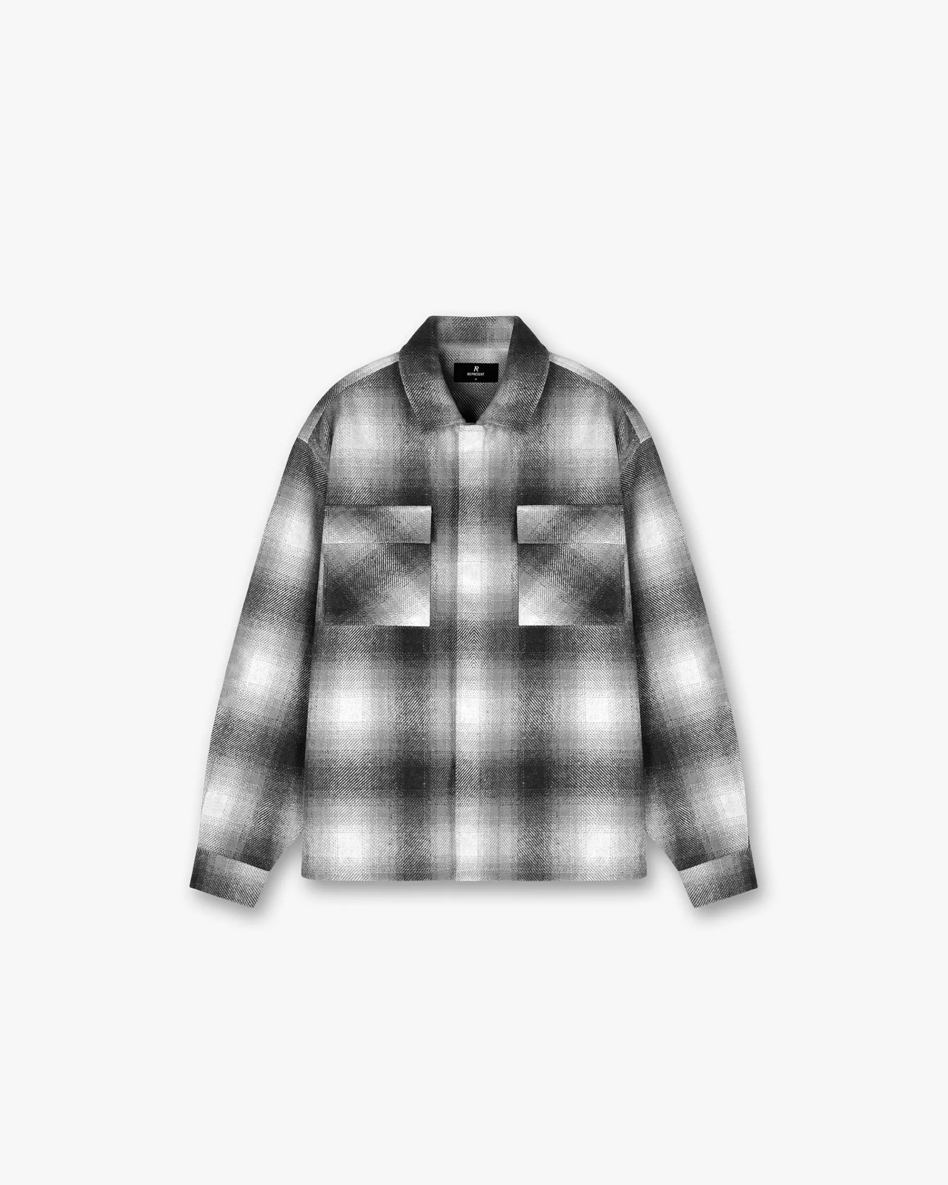 Represent Spirits Of Summer Flannel Shirt - Black White> Shirts