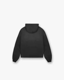 Represent Stepped Hem Hoodie - Stained Black> Hoodies