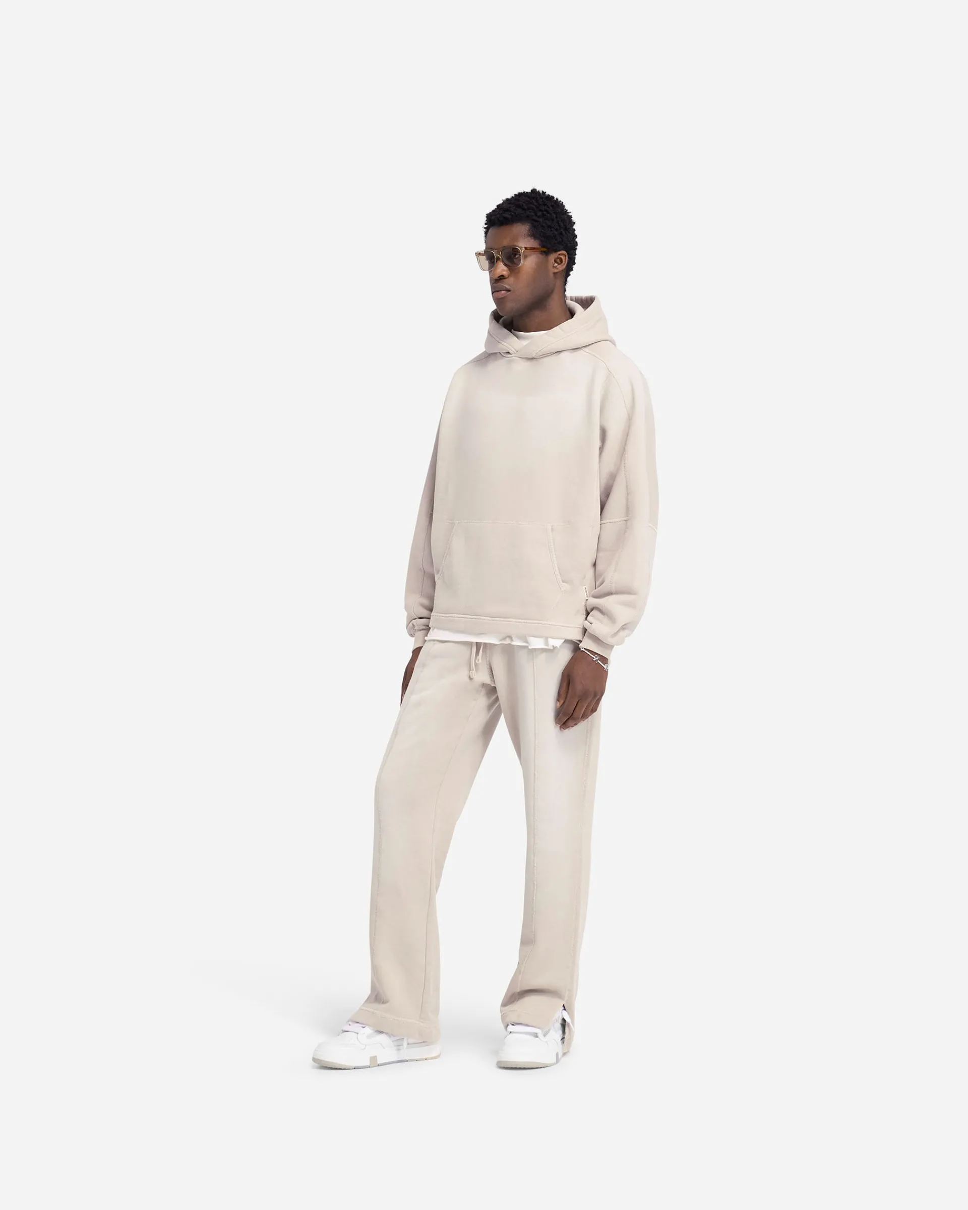 Represent Stepped Hem Sweatpants -> Sweatpants | Pants