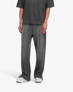 Represent Stepped Hem Sweatpants - Stained Black><noscript><img width=