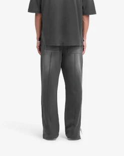 Represent Stepped Hem Sweatpants - Stained Black><noscript><img width=