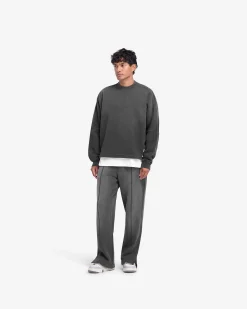 Represent Stepped Hem Sweatpants - Stained Black><noscript><img width=