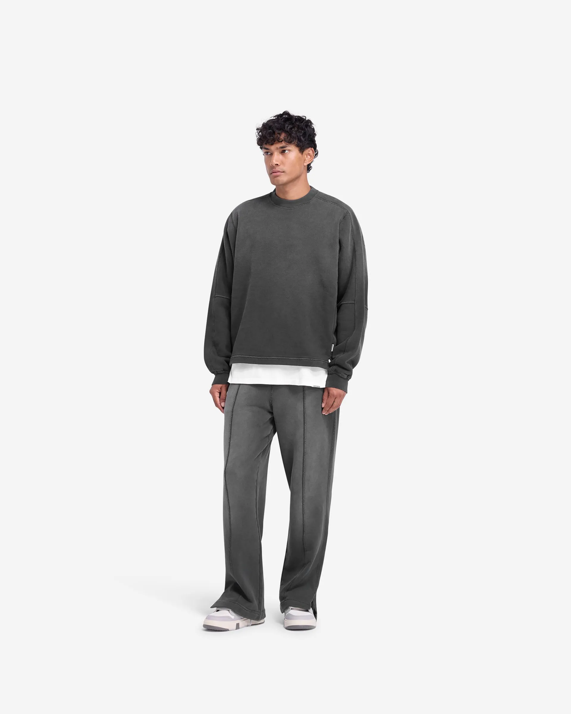 Represent Stepped Hem Sweatpants - Stained Black> Sweatpants | Pants