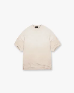 Represent Stepped Hem T-Shirt -> T-Shirts