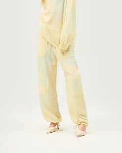 Represent Storm Tracksuit Bottom - Storm Print Natural> Bottoms/Trackpants