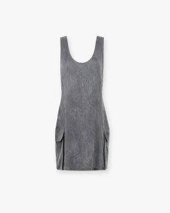 Represent Swirl Dress - Jet Black> Dresses