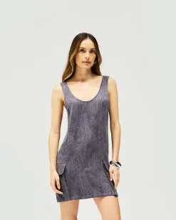 Represent Swirl Dress - Jet Black> Dresses
