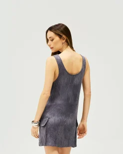 Represent Swirl Dress - Jet Black><noscript><img width=