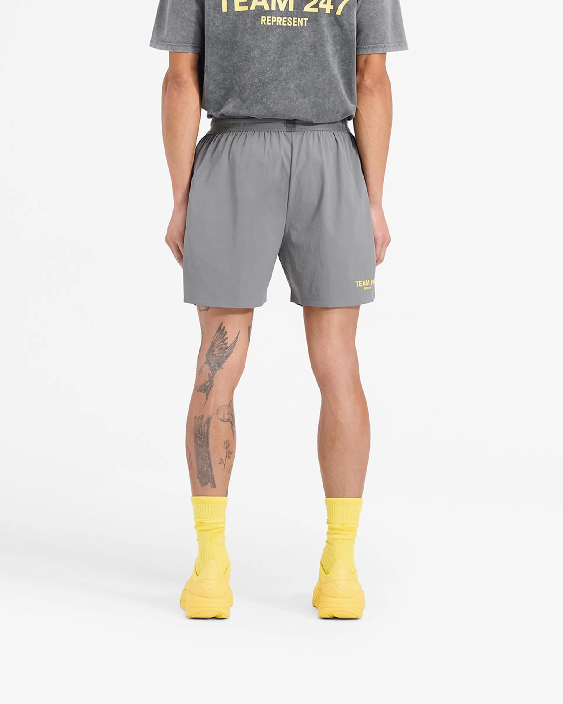 Represent Team 247 Fused Shorts - Pewter Lemon> Shorts