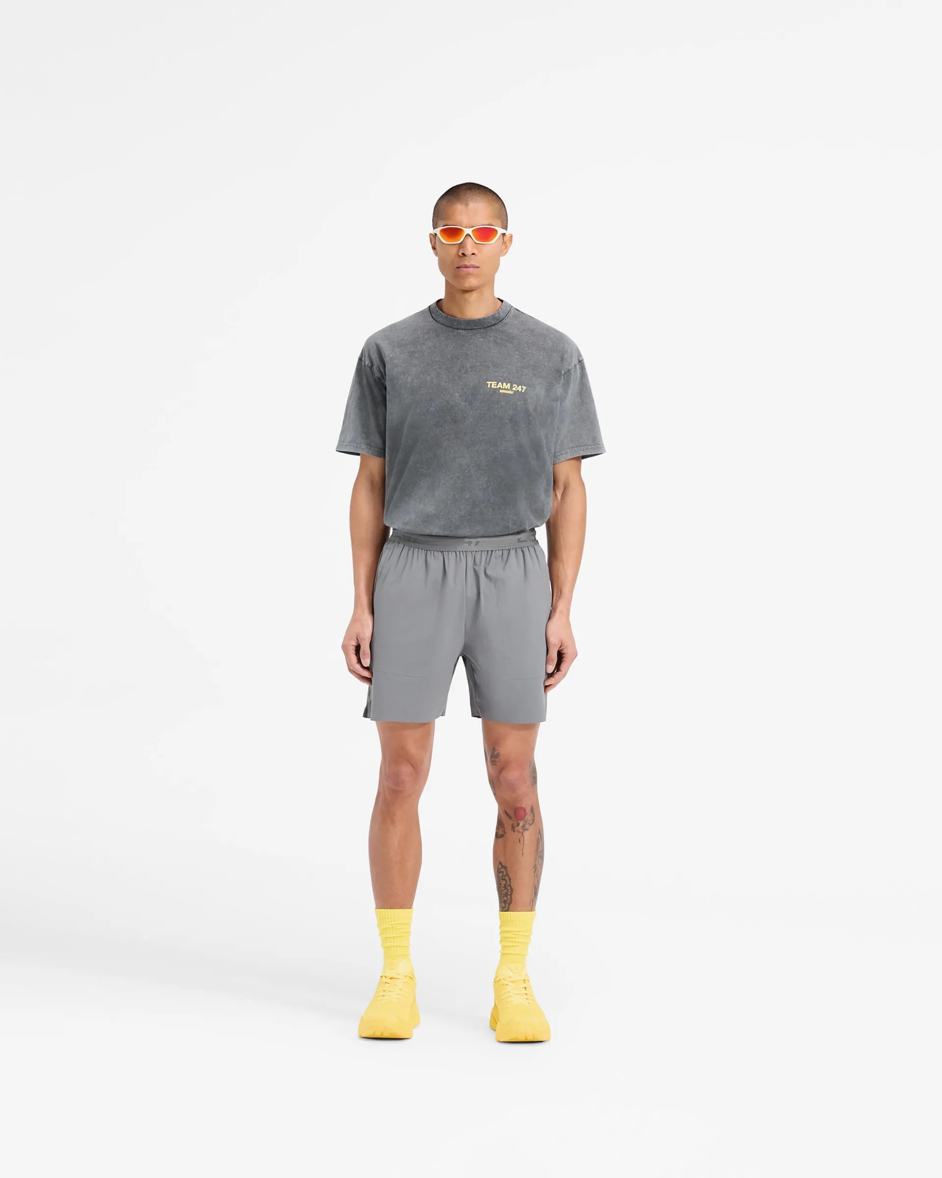 Represent Team 247 Fused Shorts - Pewter Lemon> Shorts