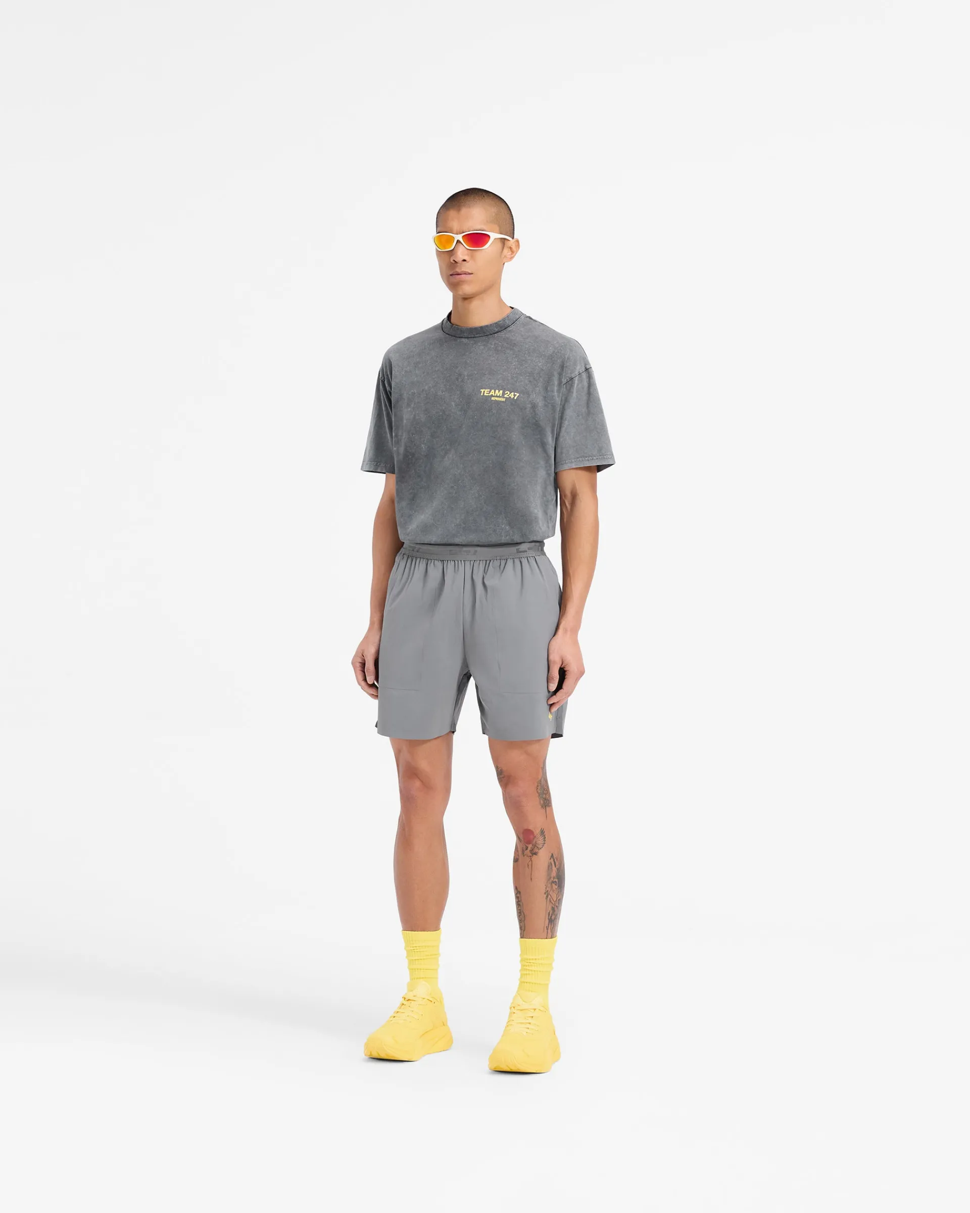 Represent Team 247 Fused Shorts - Pewter Lemon> Shorts
