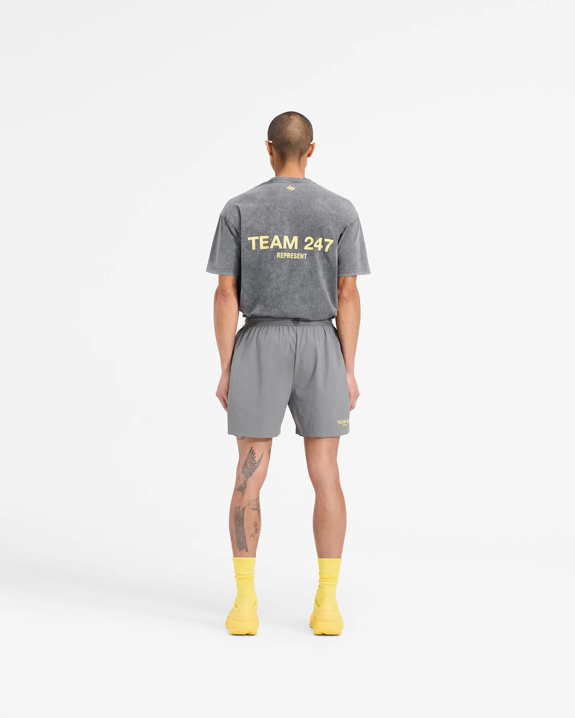 Represent Team 247 Fused Shorts - Pewter Lemon> Shorts