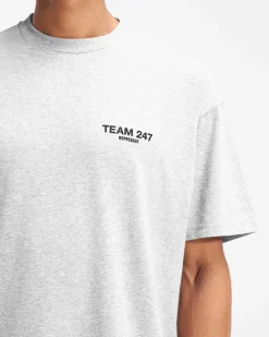 Represent Team 247 Oversized T-Shirt - Ash Grey><noscript><img width=
