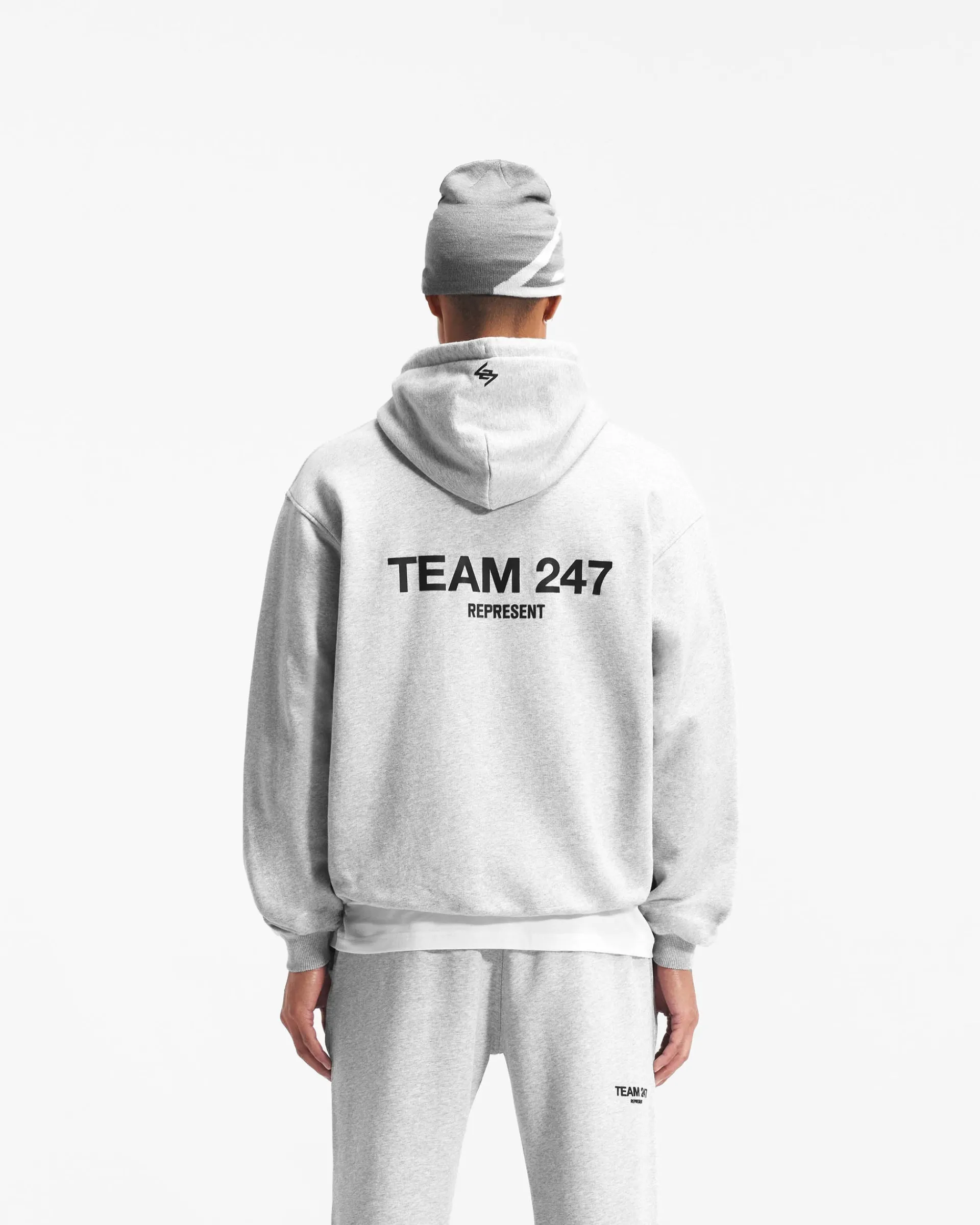 Represent Team 247 Oversized Hoodie - Ash Grey> Hoodies