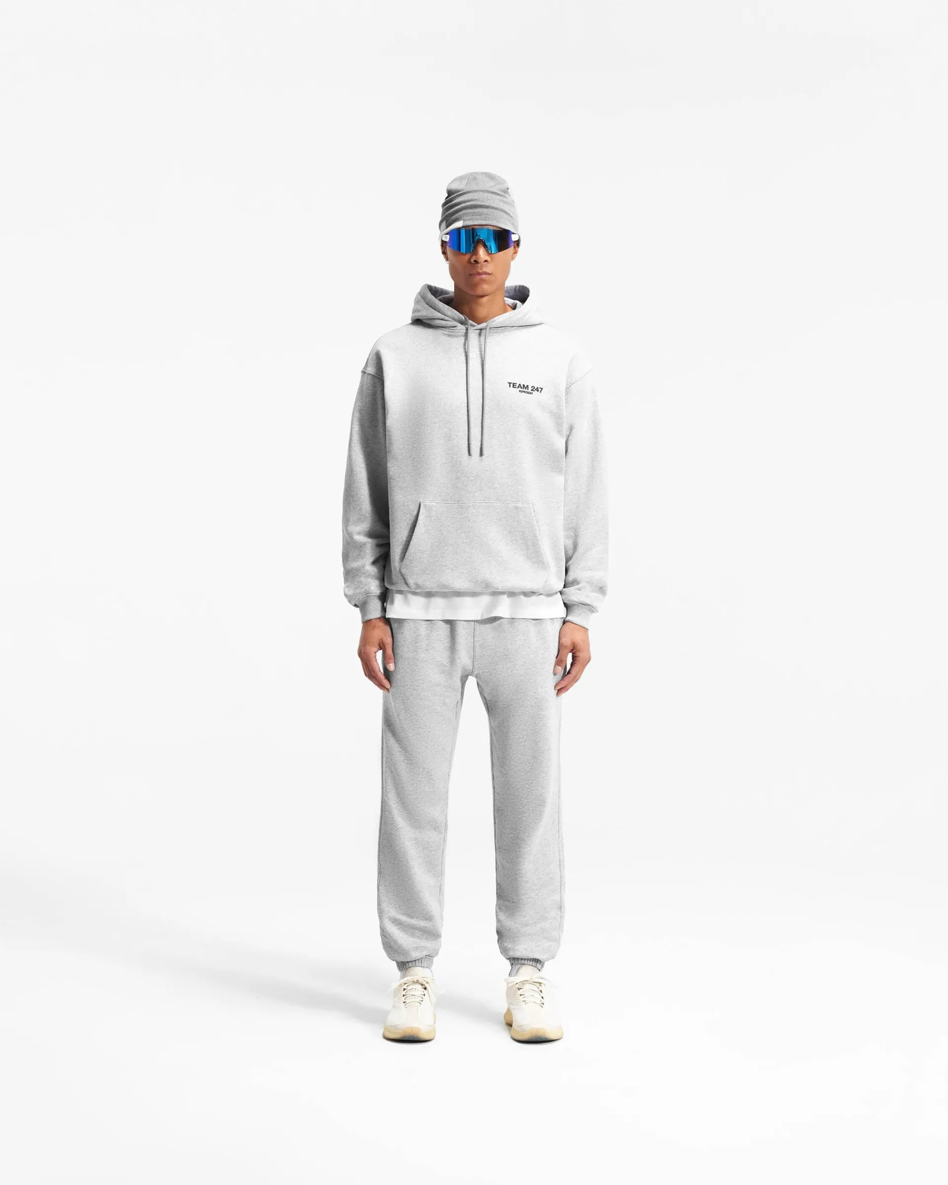Represent Team 247 Oversized Hoodie - Ash Grey> Hoodies