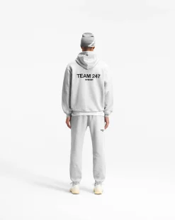 Represent Team 247 Oversized Hoodie - Ash Grey><noscript><img width=