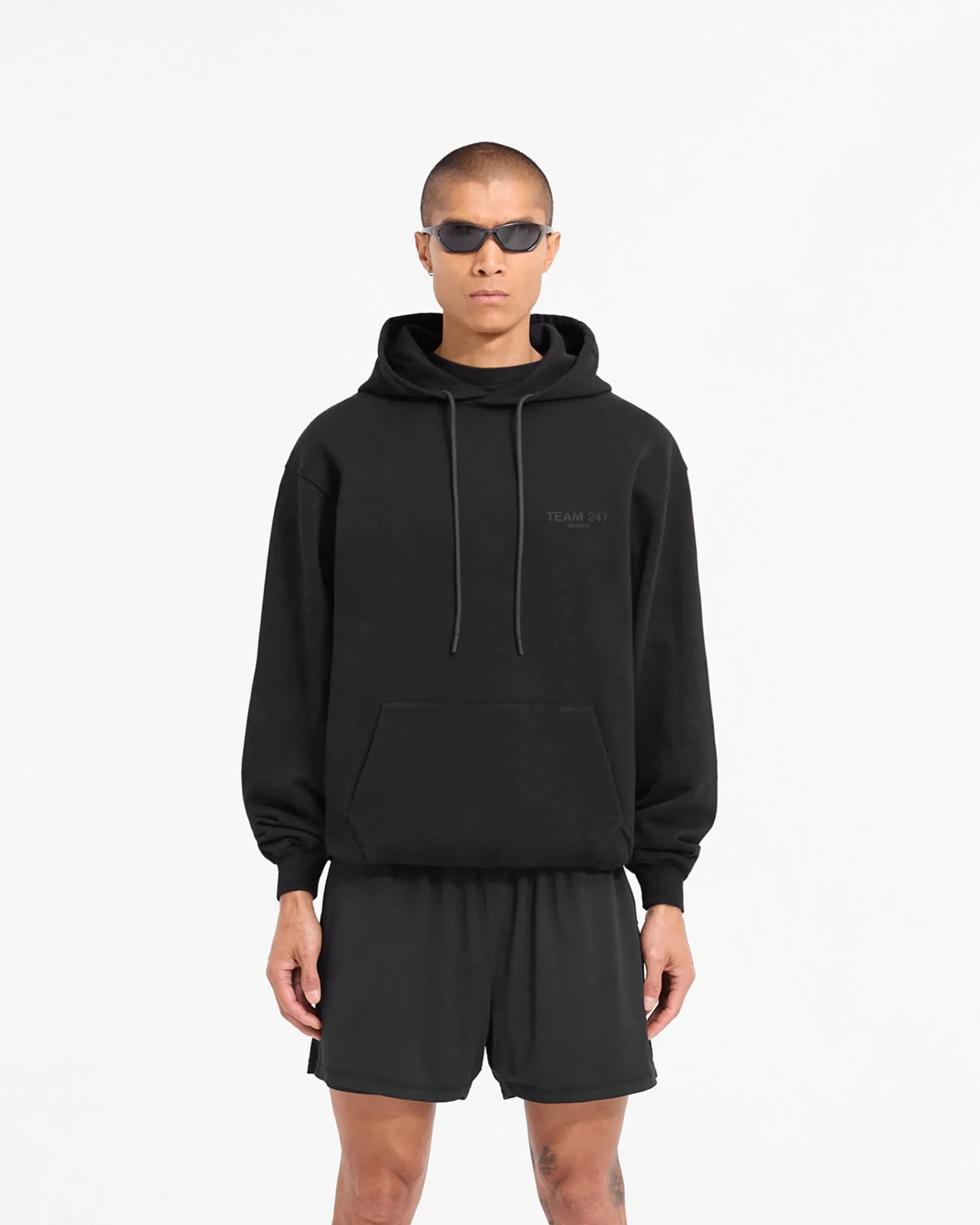 Represent Team 247 Oversized Hoodie - Matte Black> Hoodies
