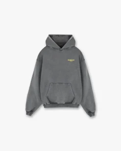 Represent Team 247 Oversized Hoodie - Pewter Lemon> Hoodies