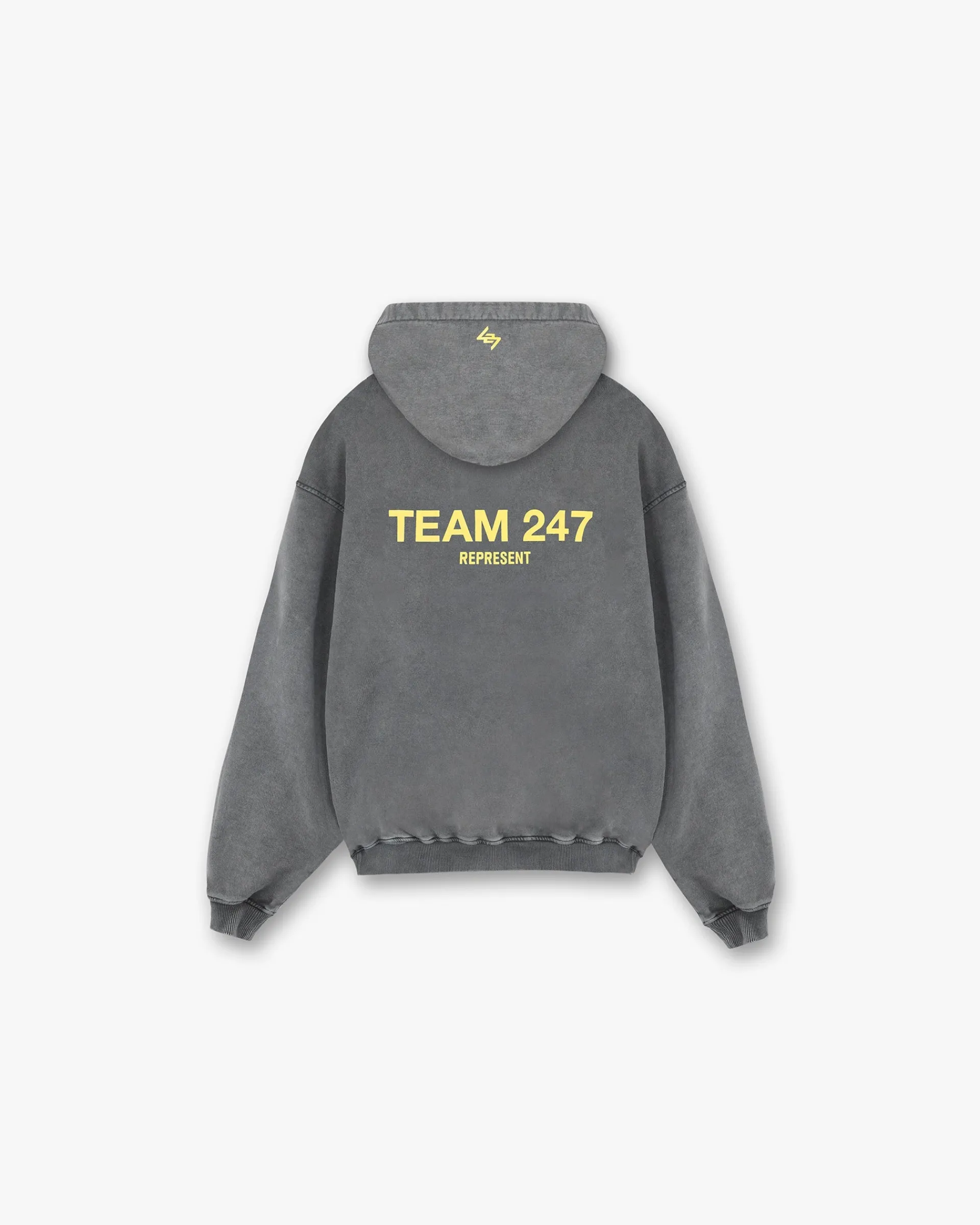 Represent Team 247 Oversized Hoodie - Pewter Lemon> Hoodies