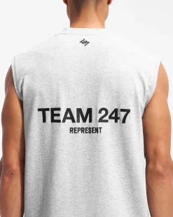Represent Team 247 Oversized Tank - Ash Grey><noscript><img width=