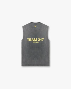 Represent Team 247 Oversized Tank - Pewter Lemon> T-Shirts